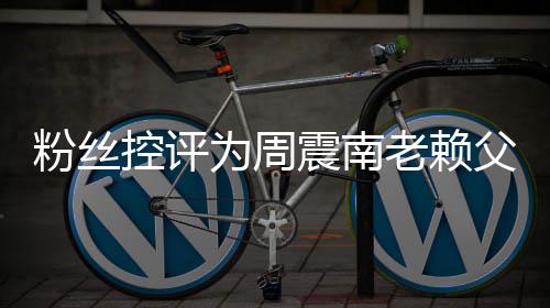 老赖震南直在一避没逃还 为周叫屈控评粉丝父亲