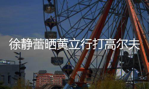 多年徐静行打蕾晒恋爱甜蜜高尔依旧频 黄立夫视